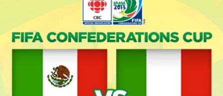 Cupa Confederatiilor: Italia intalneste Mexicul in Grupa A